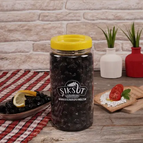 Gemlik Kuru Sele Siyah Zeytin 1kg