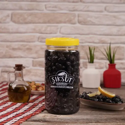 Gemlik Mega Siyah Zeytin 1kg