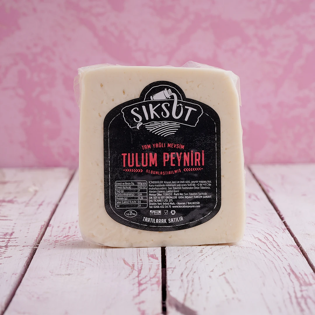 Tam Yağlı Mevsim Tulum Peyniri 500gr