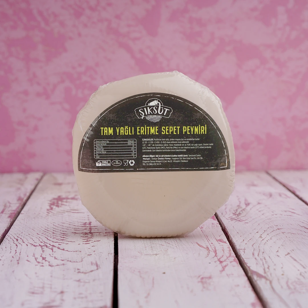 Tam Yağlı Eritme Sepet Peyniri 500gr