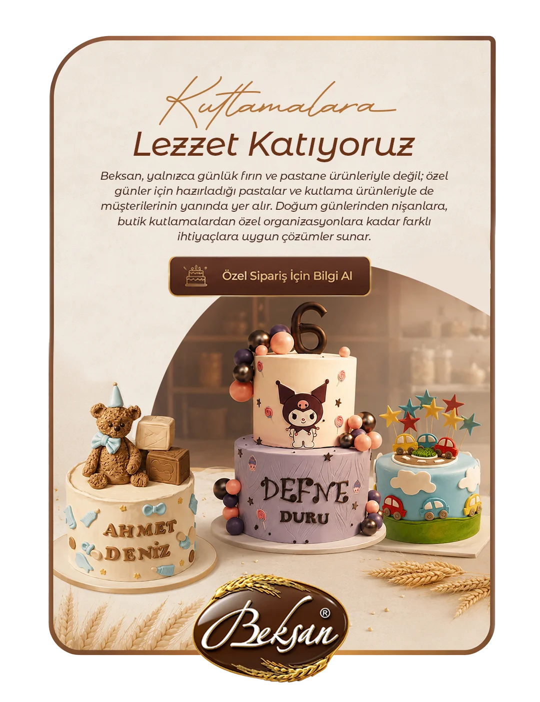 Kutlamalara Lezzet katıyoruz