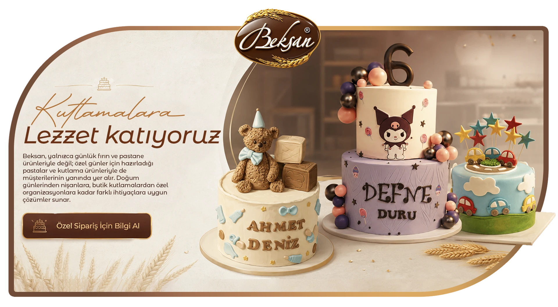 Kutlamalara Lezzet katıyoruz