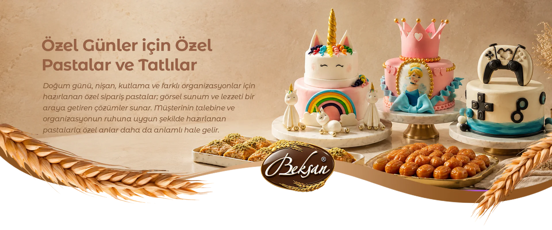 Özel Günler için Özel Pastalar ve Tatlular